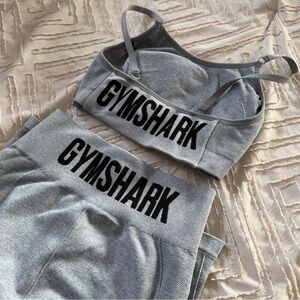 Gymshark Heather Gray Activewear Set